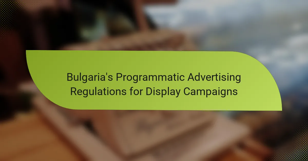 Bulgaria’s Programmatic Advertising Regulations for Display Campaigns