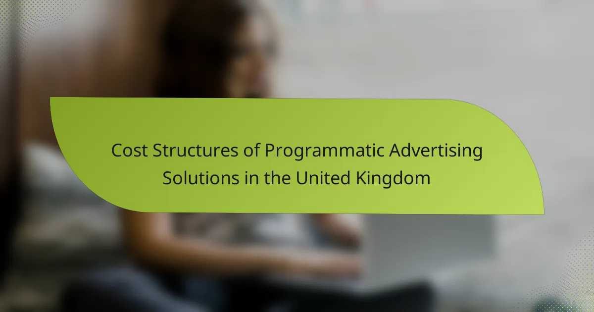 Cost Structures of Programmatic Advertising Solutions in the United Kingdom
