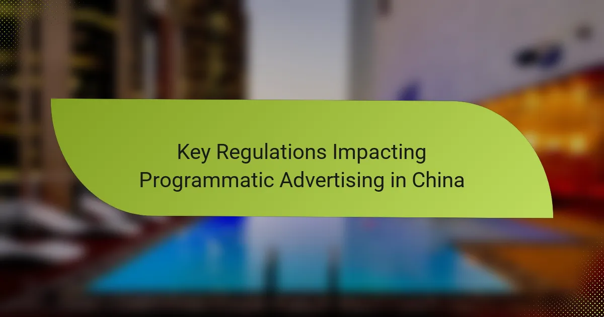 Key Regulations Impacting Programmatic Advertising in China